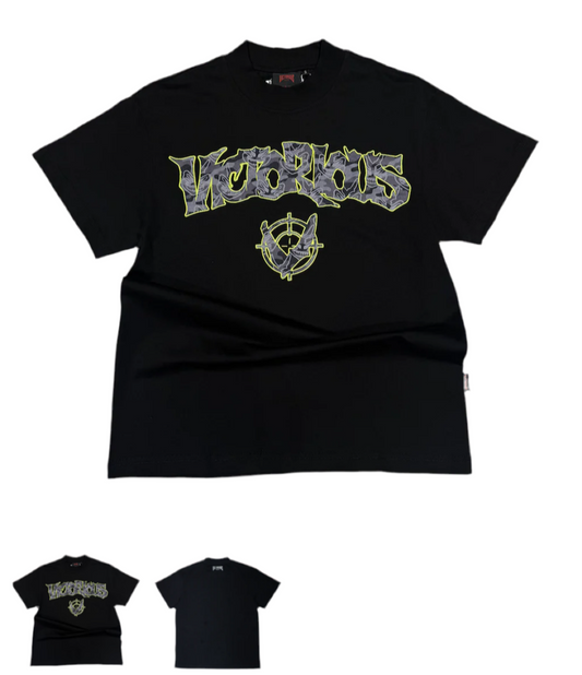VY BLACK MILITARY MASK T-SHIRT