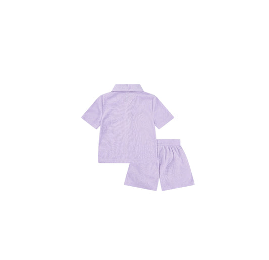 Jordan Kids
embroidered-logo terry-cloth shorts set
