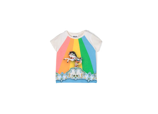 Molo
Graphic-print cotton T-shirt