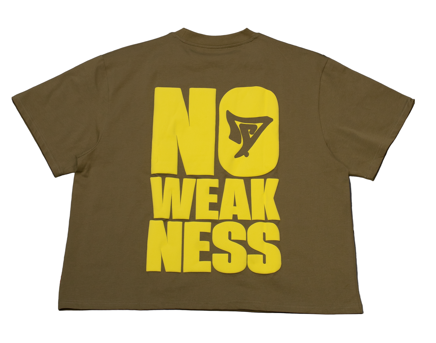 VY TEXT LOGO OLIVE T-SHIRT