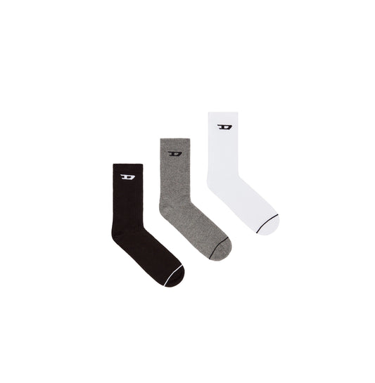 Diesel
Logo-intarsia socks (pack of three)