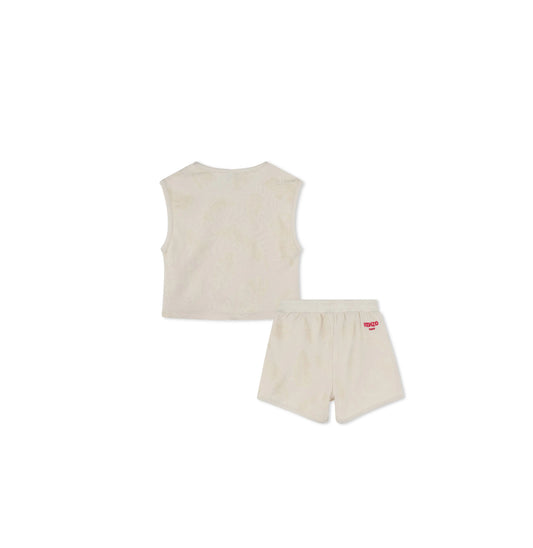 Kenzo Kids
terry-cloth jacquard top and shorts set