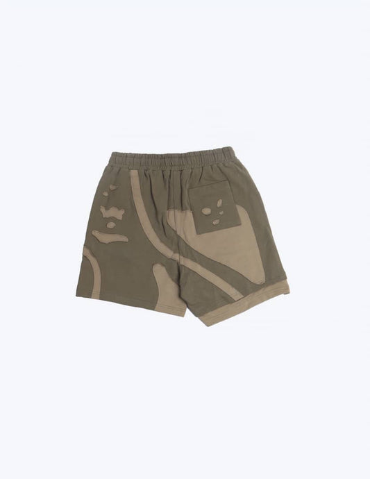 TDC LAYERED PATCHWORK “BEGE KHAKI” SHORT