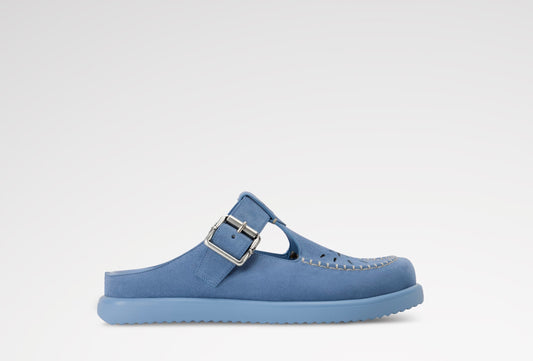 LV Easy Mule Suede Calf Leather