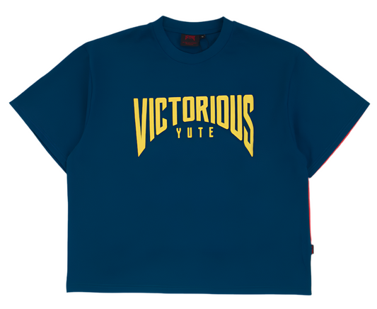 VY TEXT LOGO BLUE T-SHIRT