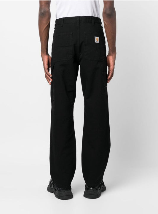 CARHARTT WIP DOUBLE KNEE LOGO PATCH JEANS