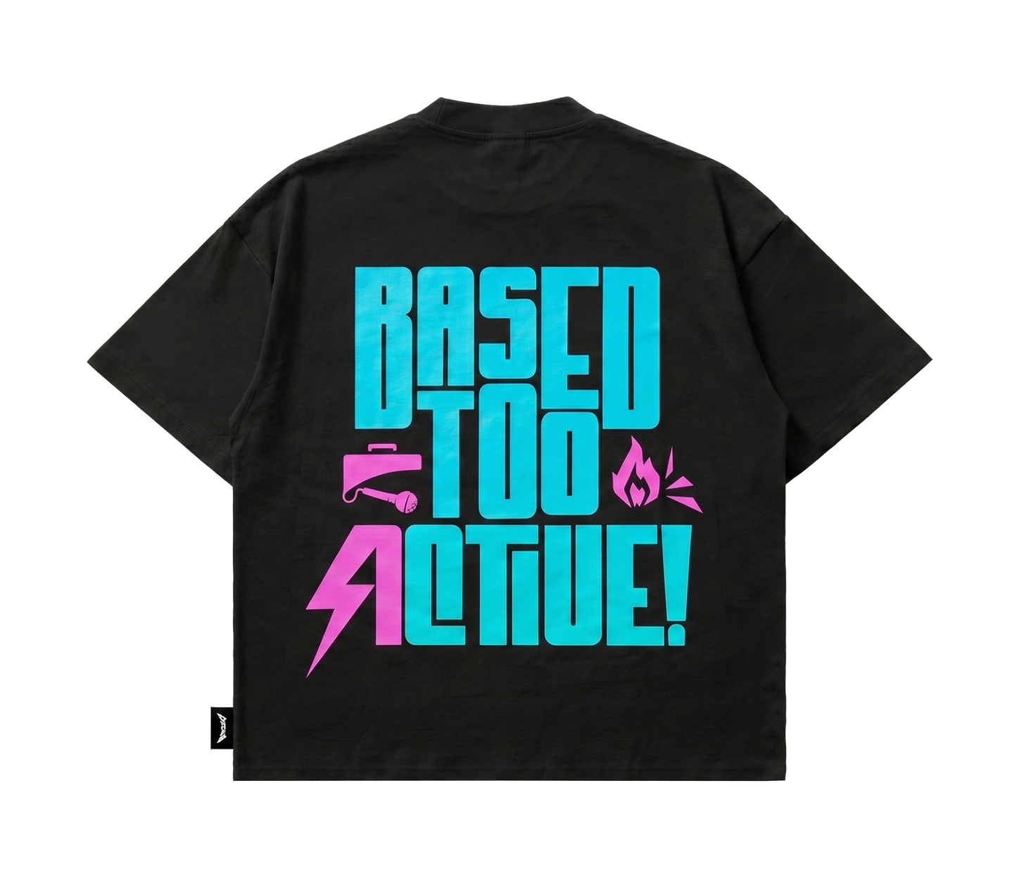 BASED NATION Voltage tee Black