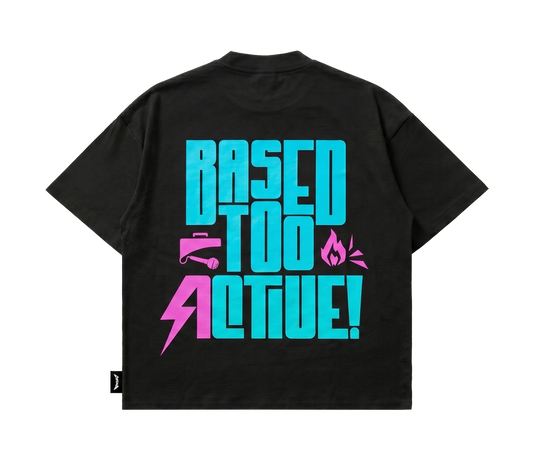 BASED NATION Voltage tee Black