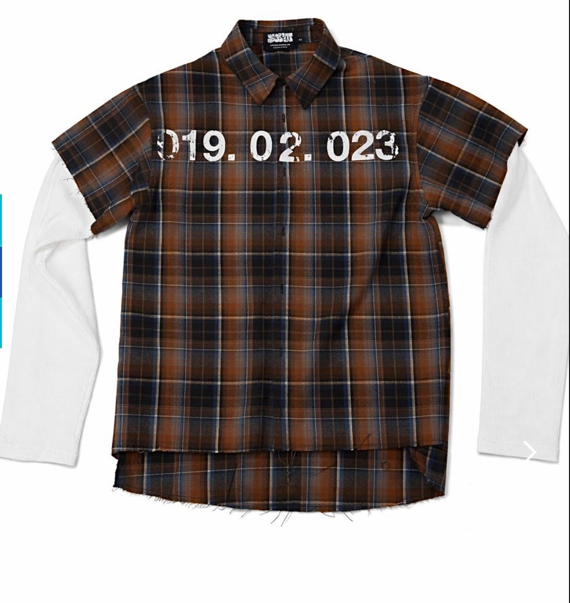 SBW PLAID WAFFLE SHIRT