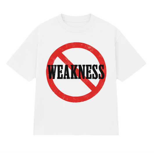 VY NO WEAKNESS TEE - WHITE SHIRT