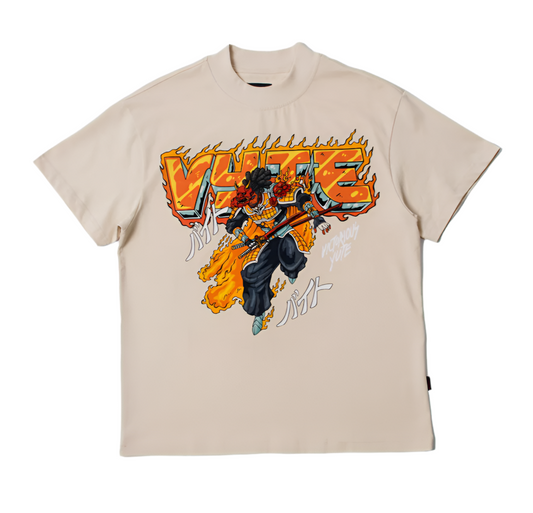VY SAMURAI TEE - BEIGE