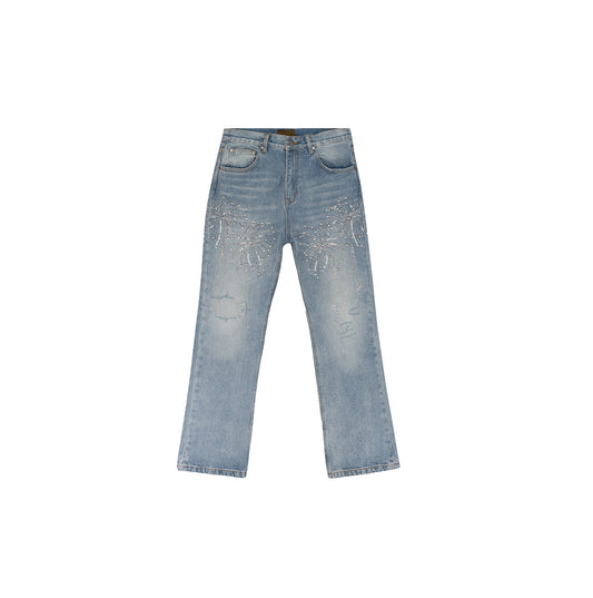 BIRTH OF ROYAL CHILD
Beaded-fireworks jeans