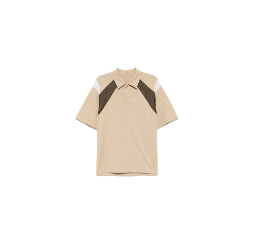 CROQUIS
Panelled polo shirt