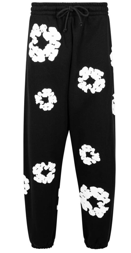 Denim Tears
Cotton Wreath-print track pants