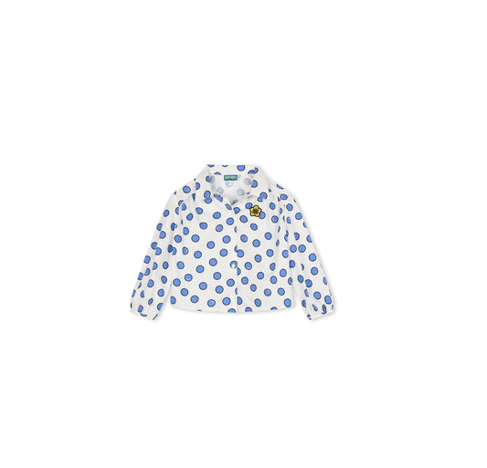 Kenzo Kids polka-dot cotton blouse