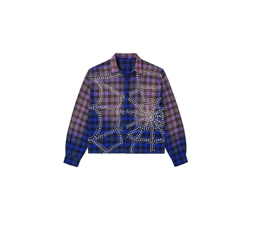 Vale
Inferno flannel embellished shirt
