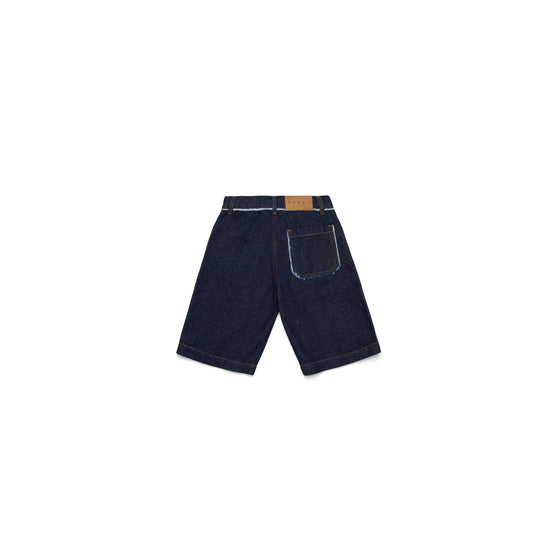 Marni Kids
patch pockets denim shorts