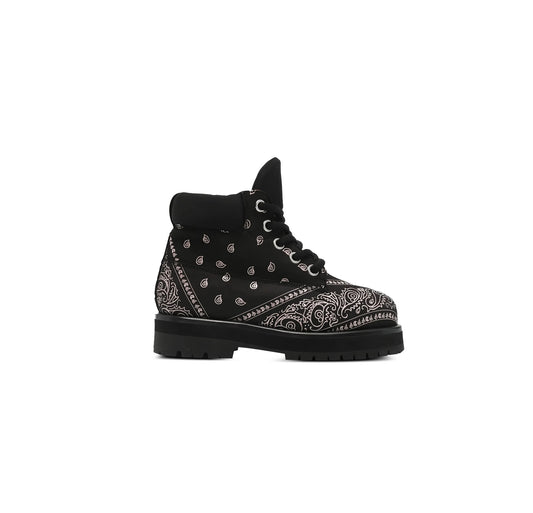 PDF
Paisley lace-up boots