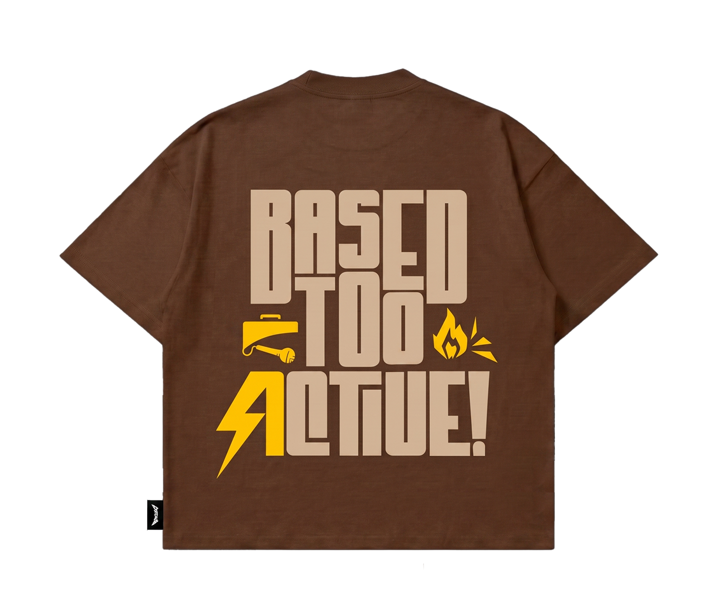BASED NATION Voltage Tee Brown