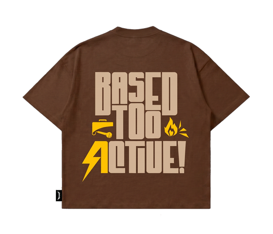 BASED NATION Voltage Tee Brown