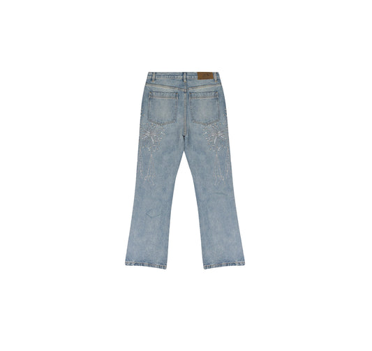 BIRTH OF ROYAL CHILD
Beaded-fireworks jeans