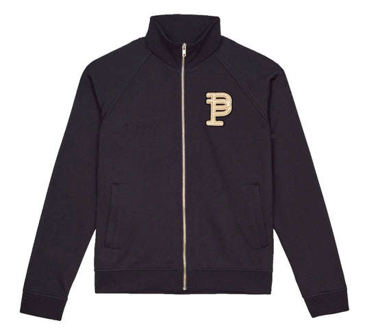 Purple Brand logo-appliqué track jacket